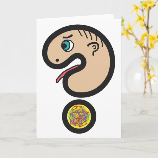 Vragen Kaart (Gele Bloem)