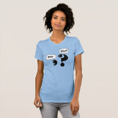 Vragen Mark en Comma Wait What? T-shirt (Voorkant volledig)
