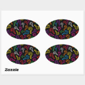 Vragen Ovale Sticker (Vel)