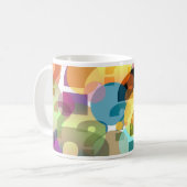 Vragen over alles multikleurenwerk koffiemok (Voorkant links)