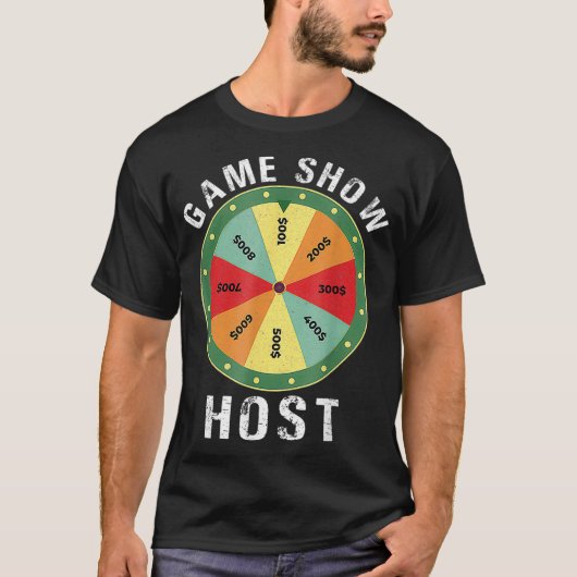 Vragen over game-Show Host Trivia Board game Night T-shirt (Voorkant)