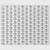 Vragen over geremde patroonhulling cadeaupapier (Vlak)