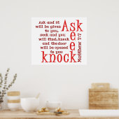 Vragen over knop poster (Keuken)