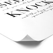 Vragen over knop poster (Hoek)