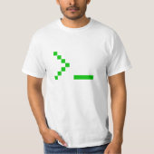 Vragen over tekstinvoer oude schoolcomputer t-shirt (Voorkant)