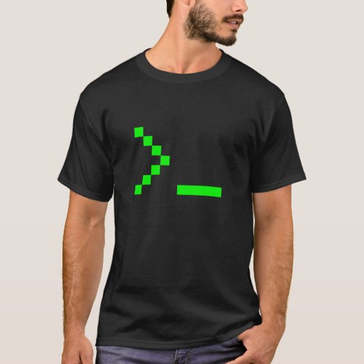 Vragen over tekstinvoer oude schoolcomputer t-shirt (Voorkant)