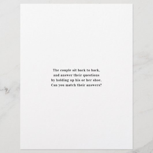 Vragen over weduwhoe-spel Papier zwart-wit (Achterkant)