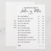 Vragen over weduwhoe-spel Papier zwart-wit (Voorkant / Achterkant)