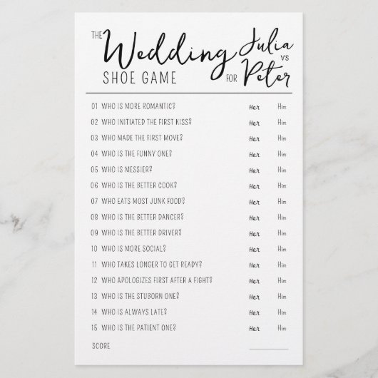 Vragen over weduwhoe-spel Papier zwart-wit (Voorkant)