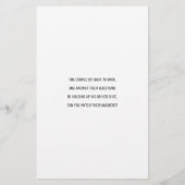 Vragen over weduwhoe-spel Papier zwart-wit (Achterkant)