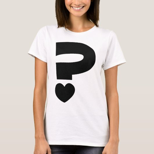 Vragen T-shirt (Voorkant)