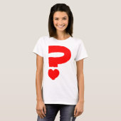 Vragen T-shirt (Voorkant volledig)