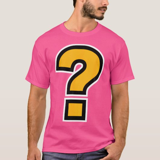 Vragen T-shirt (Voorkant)