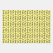 Vragen Tekenpatroongeel Inpakpapier Vel (Voorkant)