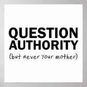 Vragenautoriteit Poster (Voorkant)