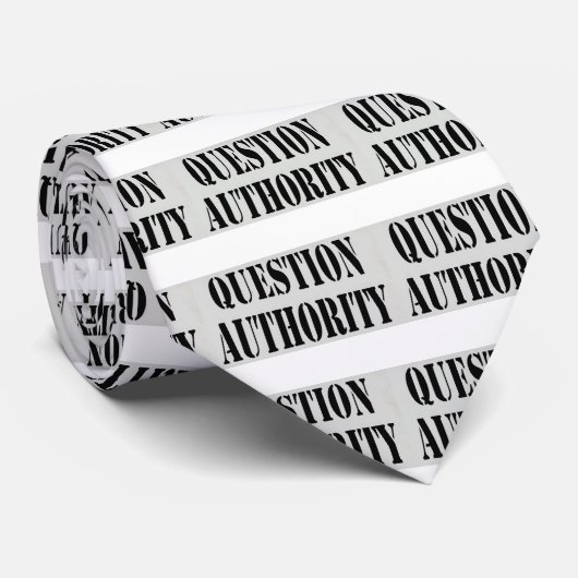 Vragenautoriteit Stropdas (Opgerold)