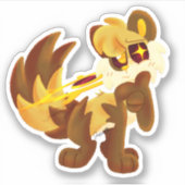 vragende bubbel sticker (Voorkant)