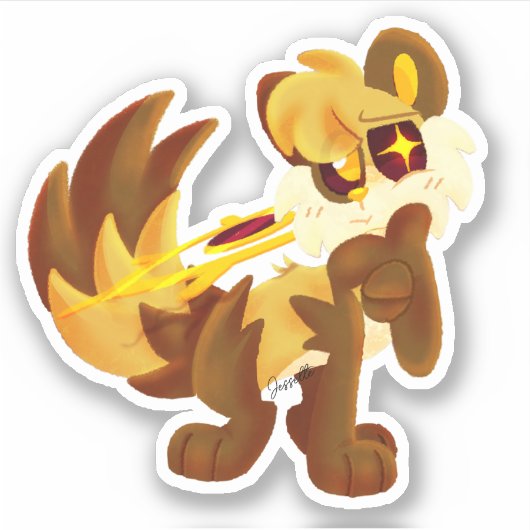 vragende bubbel sticker (Voorkant)