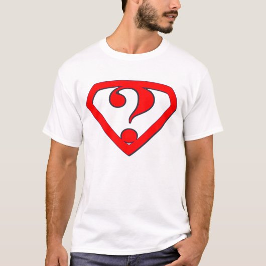 ? VRAGENMARK T-SHIRT (Voorkant)