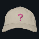 ? Vragenmerk geborduurd symbool op Pet<br><div class="desc">? - het symbool van het vraagteken. Een vraagteken in plaats van een gloeilamp om verwarring te symboliseren in plaats van een geweldig idee!</div>