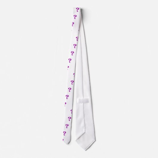 Vragenmerk necktie stropdas (Achterkant)