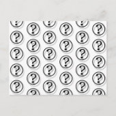 Vragenmerken Briefkaart (Voorkant)