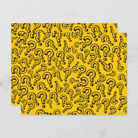 Vragenmerken Kaart (Voorkant / Achterkant)