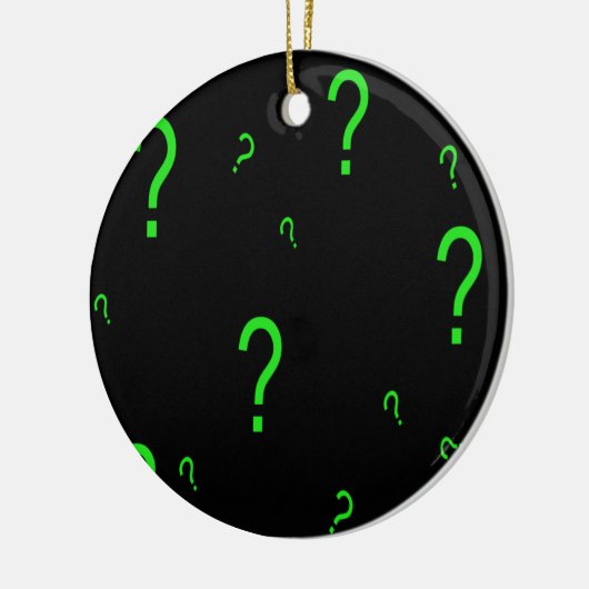 Vragenmerken Keramisch Ornament (Links)