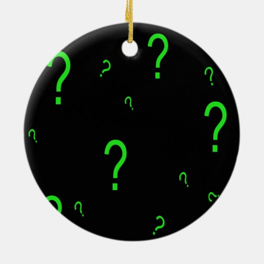 Vragenmerken Keramisch Ornament (Achterkant)