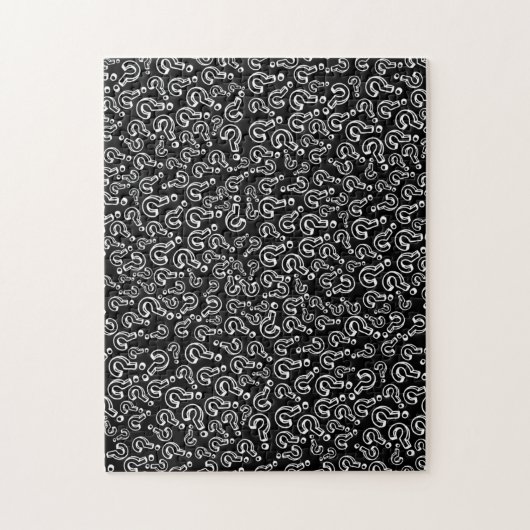 Vragenmerken Legpuzzel (Verticaal)