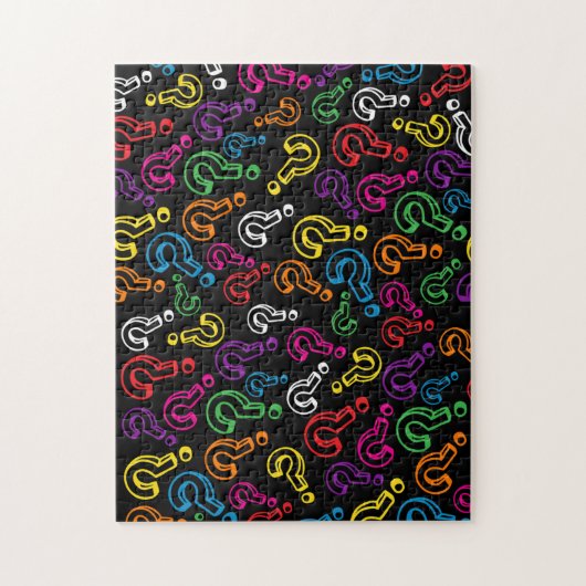 Vragenmerken Legpuzzel (Verticaal)