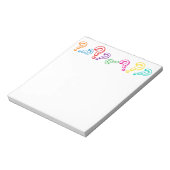 Vragenmerken Notitieblok (Linkerzijde)