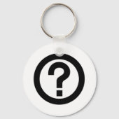 Vragenmerkteken Sleutelhanger (Voorkant)