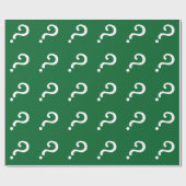 Vragenmerkverpakkingspapier | Groen of aangepast Cadeaupapier (Vlak)