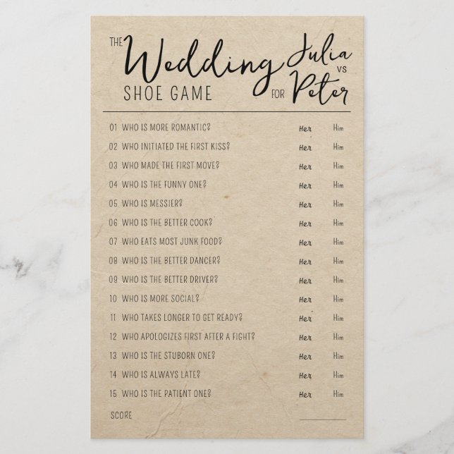 Vragenpapier voor weduwschapsspelen (Voorkant)