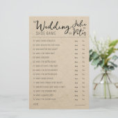 Vragenpapier voor weduwschapsspelen (Staand voorkant)