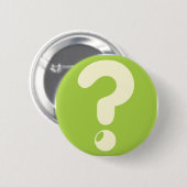 Vragenpictogram Ronde Button 5,7 Cm (Voorkant /achterkant)