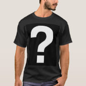 Vragenstempel T-shirt (Voorkant)