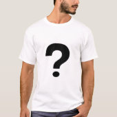 Vragenstempel T-shirt (Voorkant)