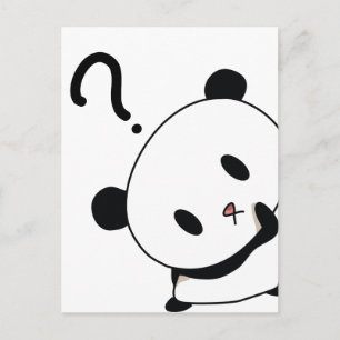 vragenuur panda briefkaart