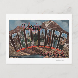Vrain State Park, Colorado - Large Letter Scenes Briefkaart