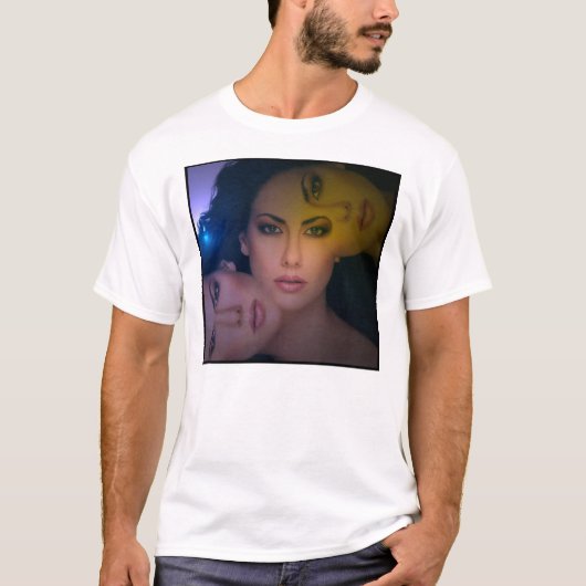 Vrand donker kleur t-shirt (Voorkant)