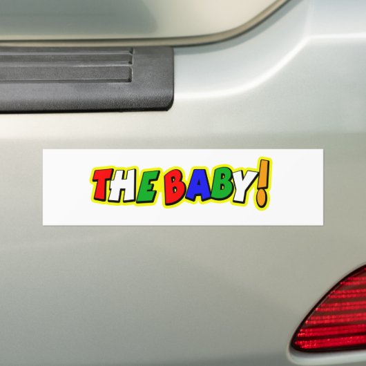 vrbaby2 bumpersticker (Op auto)