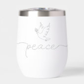 VREDE 11oz ROESTVRIJ STAAL GEÏSOLEERDE WIJN TUMBLE (Voorkant)