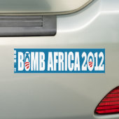 Vrede 2012 bumpersticker (Op auto)