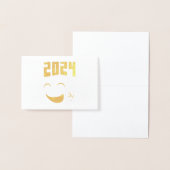 Vrede 2024 liefde folie kaarten (Display)