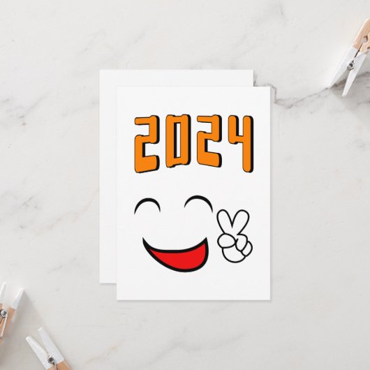 Vrede 2024 liefde kaart (Voorkant / Achterkant in situ)