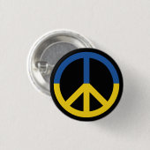 vrede 2 ronde button 3,2 cm (Voorkant /achterkant)