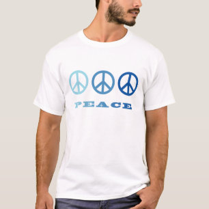 Vrede 3 Symbolen (Blauw) T-shirt