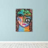 Vrede Abstract Acryl Schilderen op OSB Canvas Afdruk (Insitu (Houten vloer))